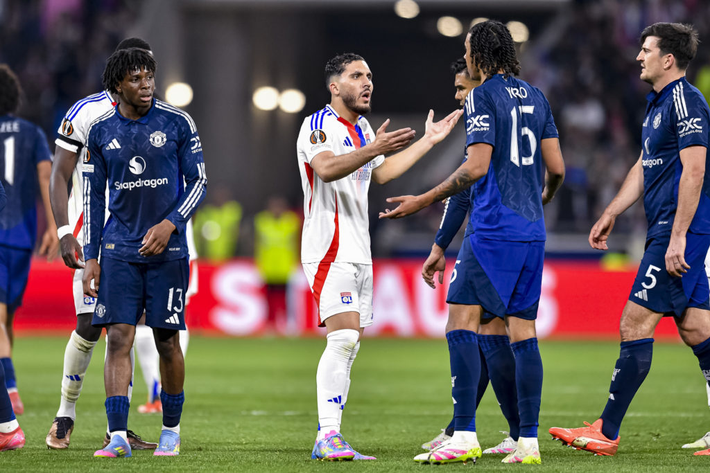 Olympique Lyonnais v Manchester United - UEFA Europa League 2024/25 Quarter Final First Leg