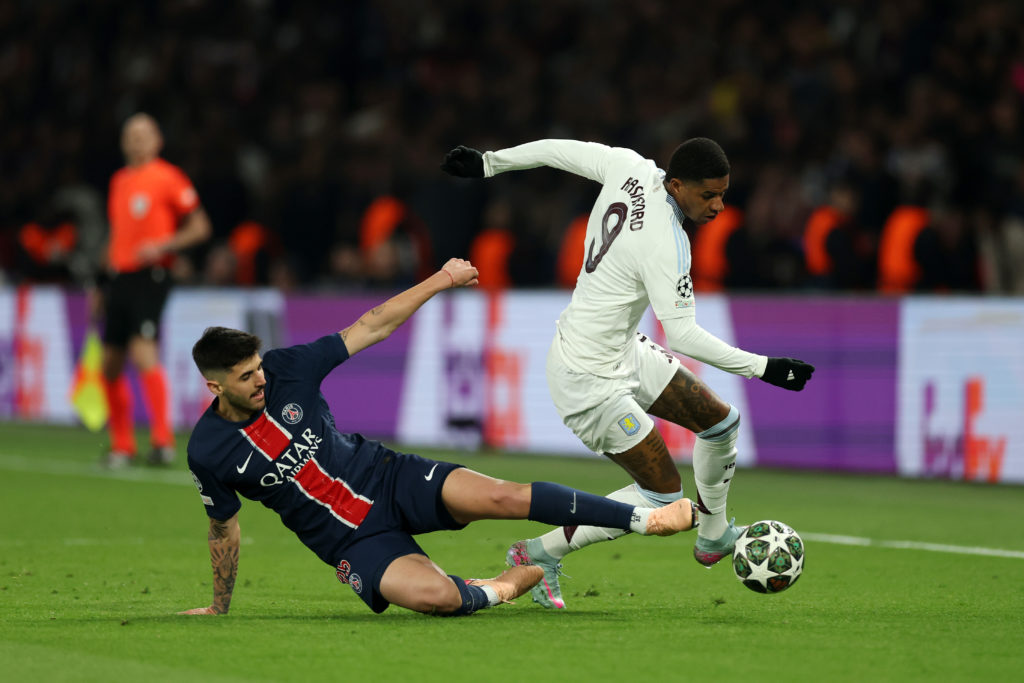 Paris Saint-Germain v Aston Villa FC - UEFA Champions League 2024/25 Quarter Final First Leg