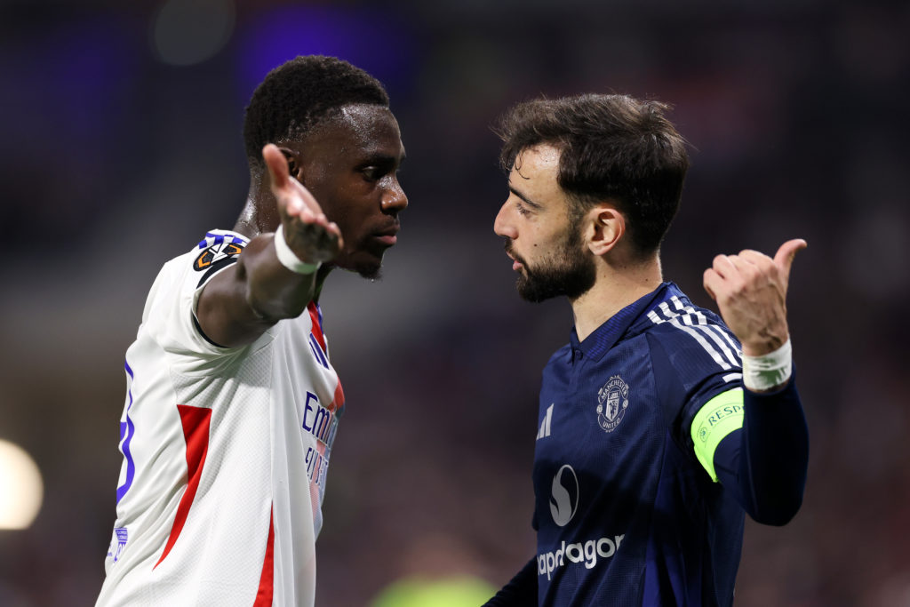 Olympique Lyonnais v Manchester United - UEFA Europa League 2024/25 Quarter Final First Leg