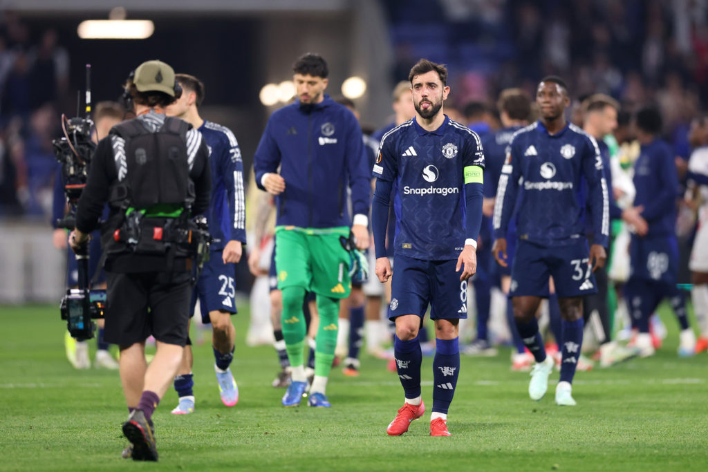 Olympique Lyonnais v Manchester United - UEFA Europa League 2024/25 Quarter Final First Leg