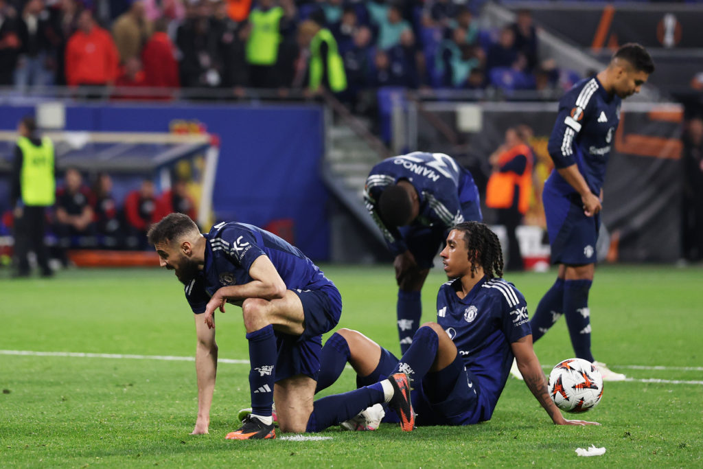 Olympique Lyonnais v Manchester United - UEFA Europa League 2024/25 Quarter Final First Leg