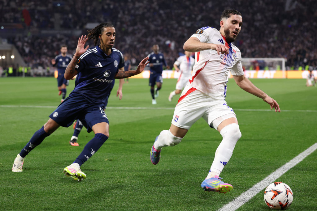 Olympique Lyonnais v Manchester United - UEFA Europa League 2024/25 Quarter Final First Leg