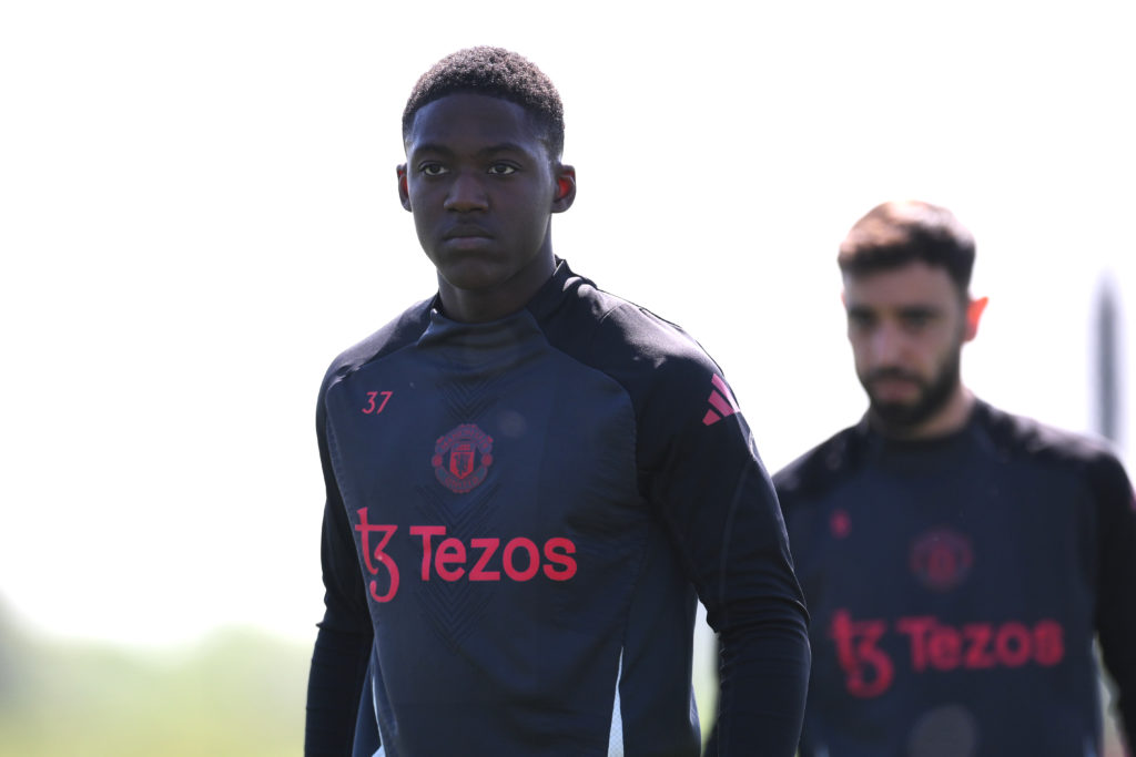 Manchester United Training Session And Press Conference - UEFA Europa League 2024/25 Semi Final First Leg