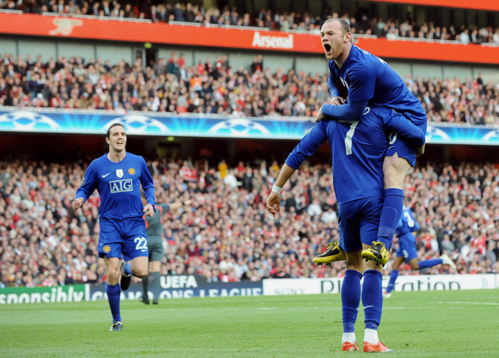Manchester United's English striker Wayn
