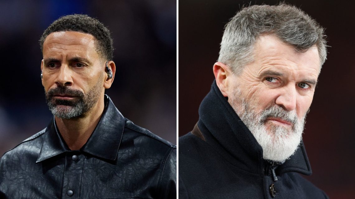 Rio Ferdinand, former professional footballer attendsthe UEFA Champions League 2024/25 League Knockout Play-off second leg match between Real Madri...