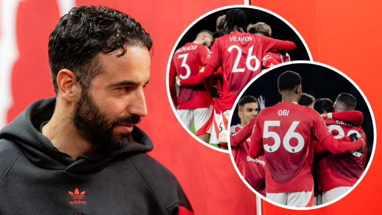 Manager Ruben Amorim of Manchester United arrives ahead of the Premier League match between Nottingham Forest FC and Manchester United FC at City G...