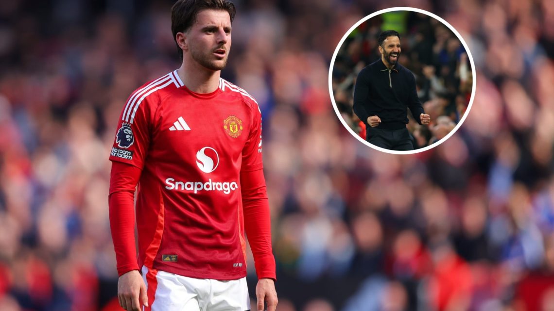 Mason Mount split image with Ruben Amorim