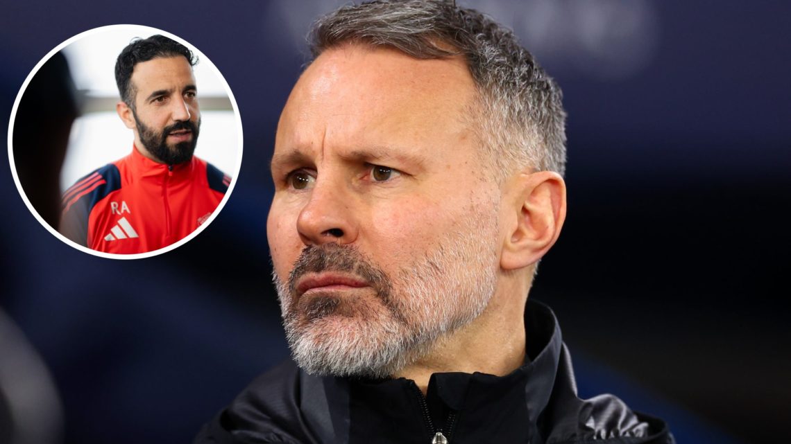 Ryan Giggs split image with Ruben Amorim