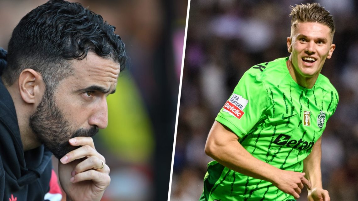 Ruben Amorim split image with Viktor Gyokeres