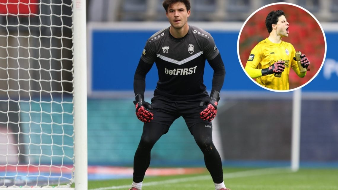 Lammens Senne goalkeeper of Royal Antwerp FC during the Belgian Croky Cup semi-final match second leg between Royal Antwerp FC and RSC Anderlecht. ...
