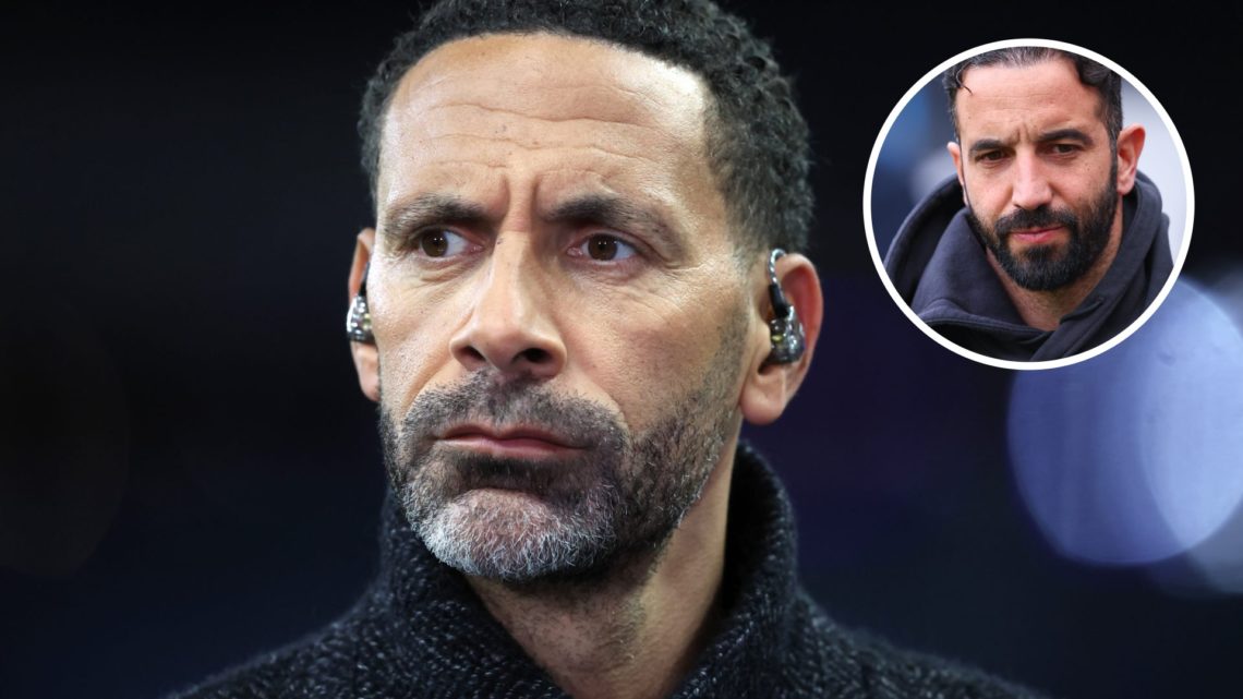 Rio Ferdinand TNT Co-commentator portrait before the UEFA Champions League 2024/25 UEFA Champions League 2024/25 Round of 16 Second Lg match betwee...