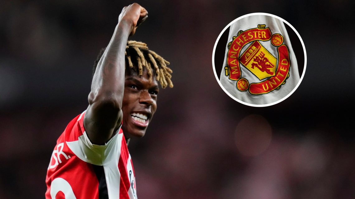 Nico Williams split image Manchester United