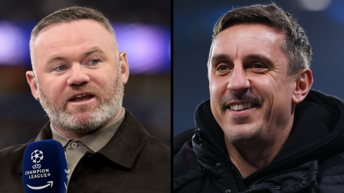 Wayne Rooney comments for Amazon the UEFA Champions League 2024/25 Quarter Final Second Leg football match between Aston Villa FC and Paris Saint-G...