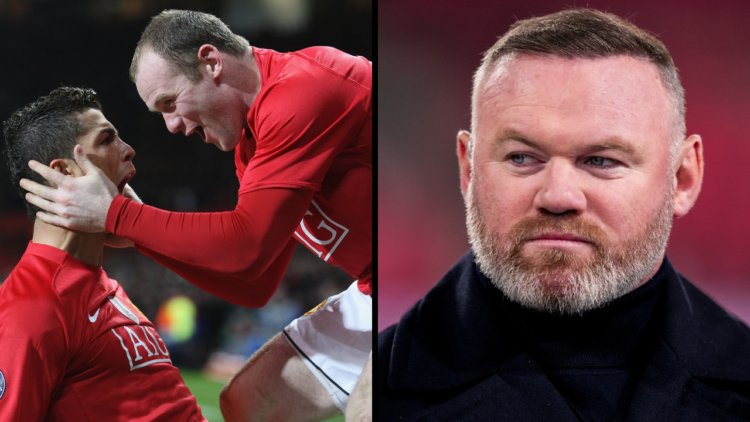 Former Footballer and TV pundit for Amazon Prime Wayne Rooney looks on prior to the UEFA Champions League 2024/25 UEFA Champions League 2024/25 Rou...