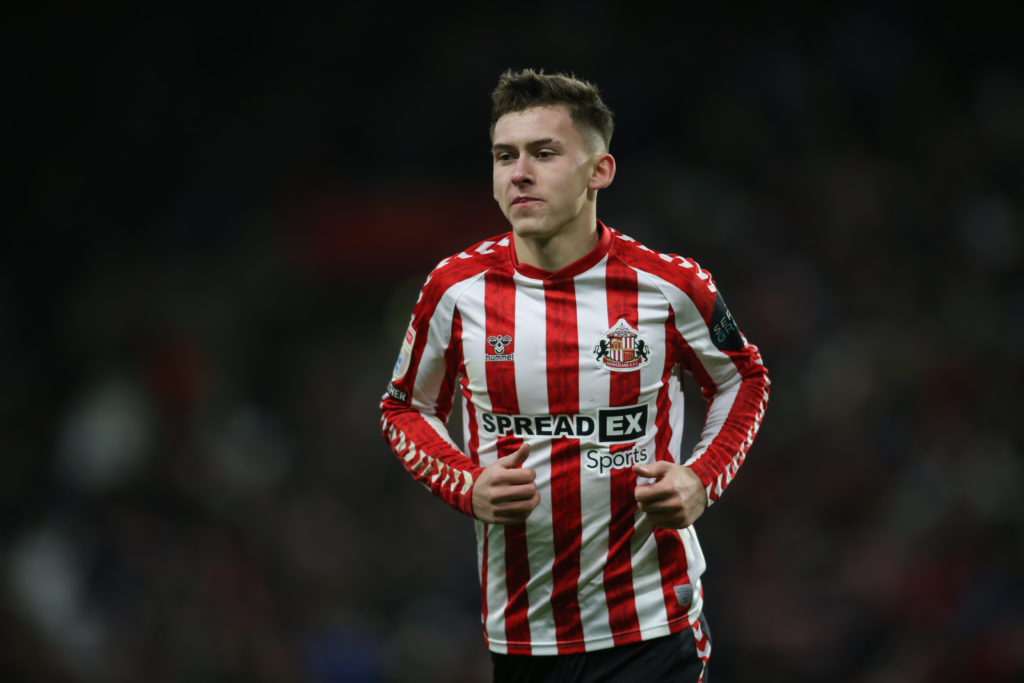 Sunderland midfielder Chris Rigg in action.