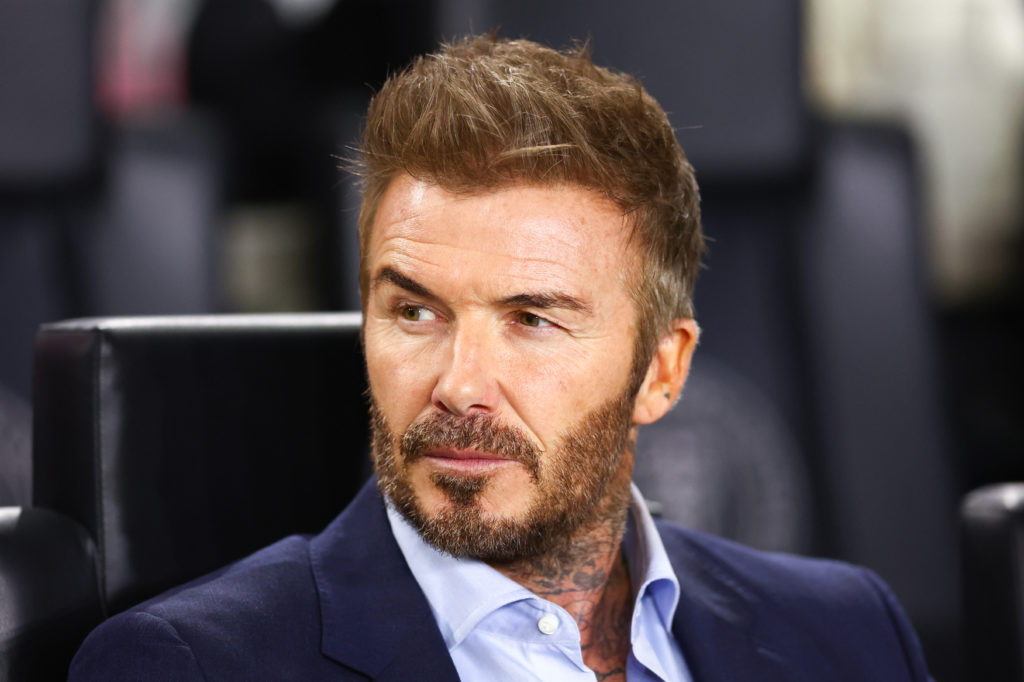 David Beckham watching Inter Miami