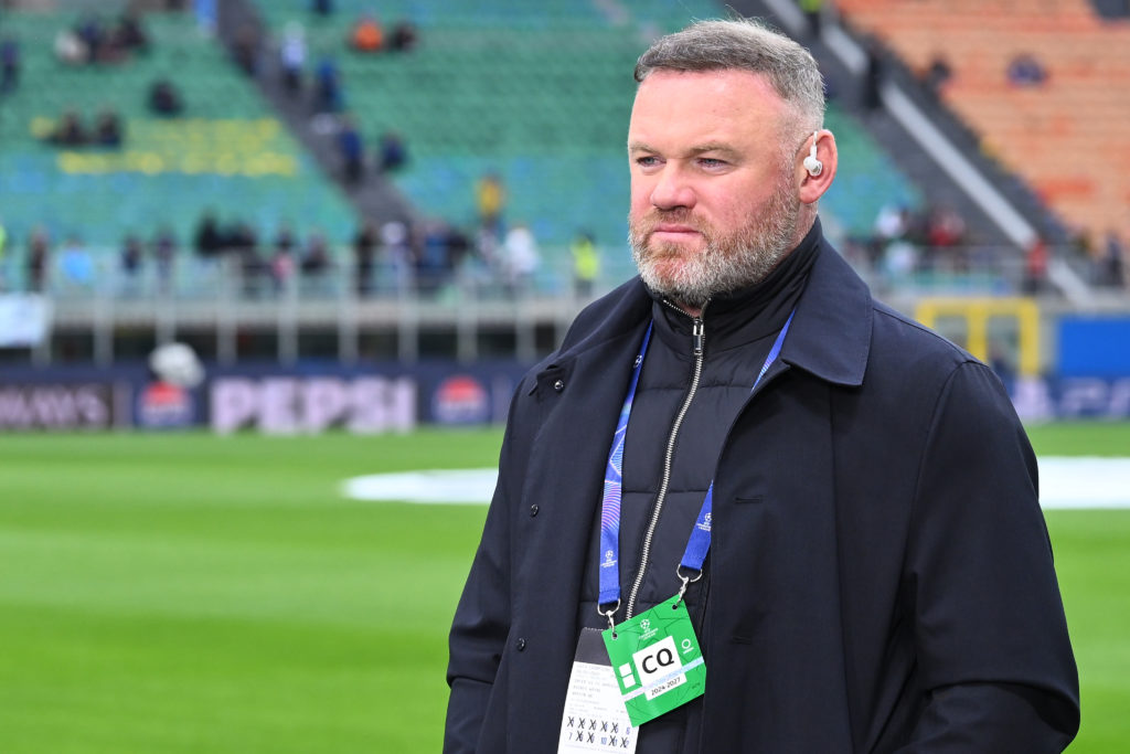 Wayne Rooney at Inter Milan vs Barcelona