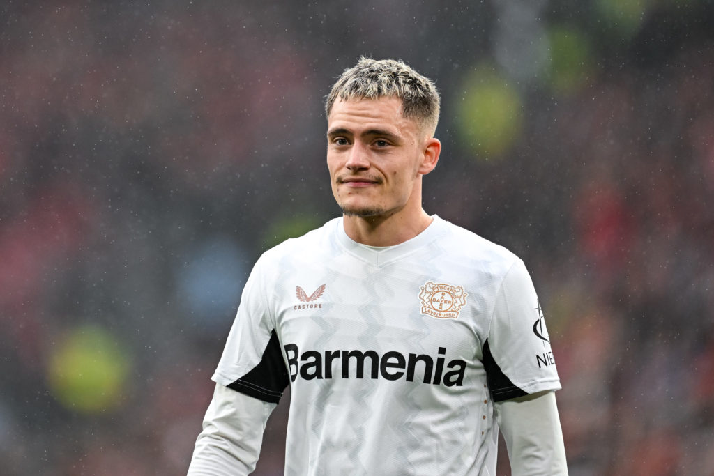 Florian Wirtz in action for Bayer Leverkusen.