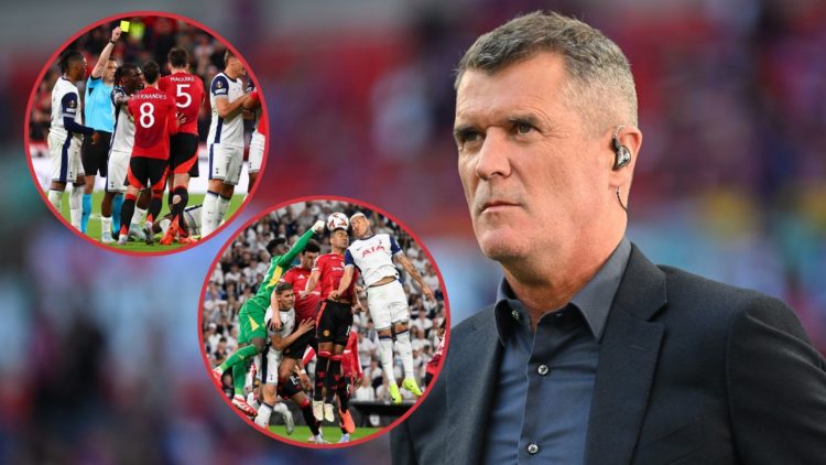 Main image, Roy Keane during the Emirates FA Cup Final match between Crystal Palace and Manchester City at Wembley Stadium on May 17, 2025 in Londo...