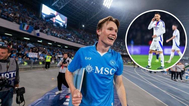 Scott McTominay split image with Nemanja Matic
