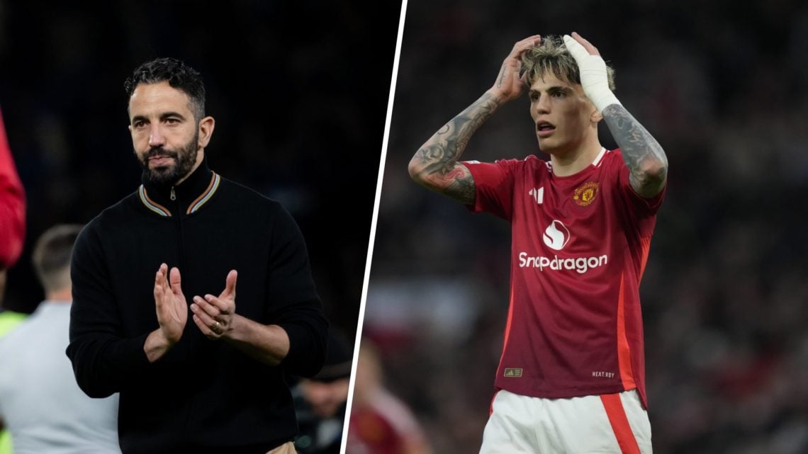 Ruben Amorim clapping Man Utd fans, Alejandro Garnacho looking frustrated