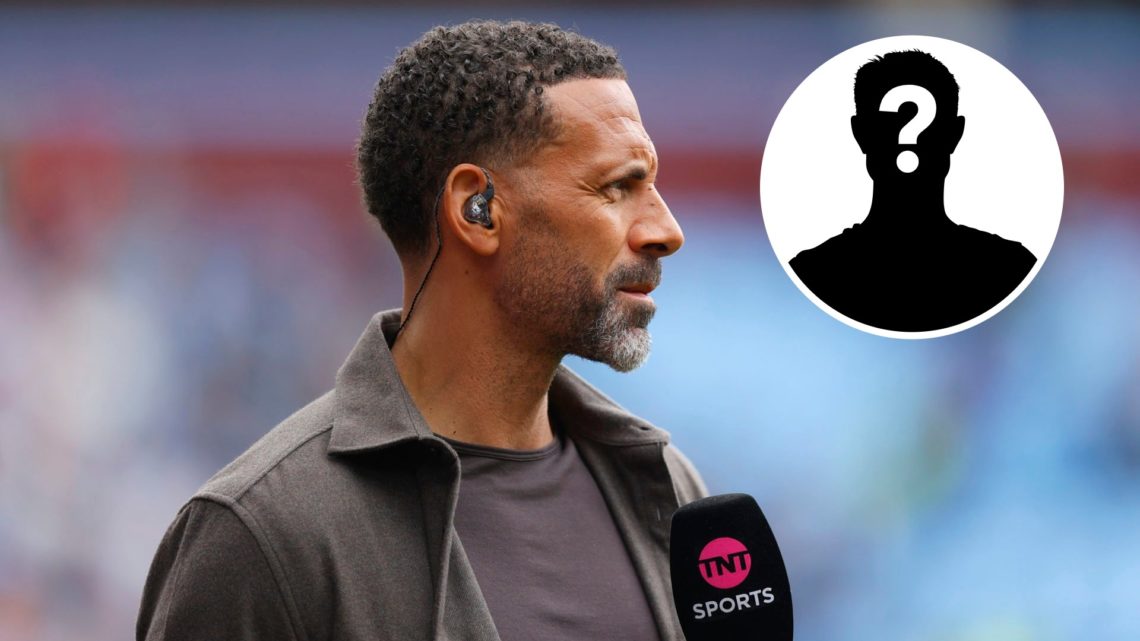 Rio Ferdinand TNT Sports punditry duty, mystery player silhoutte