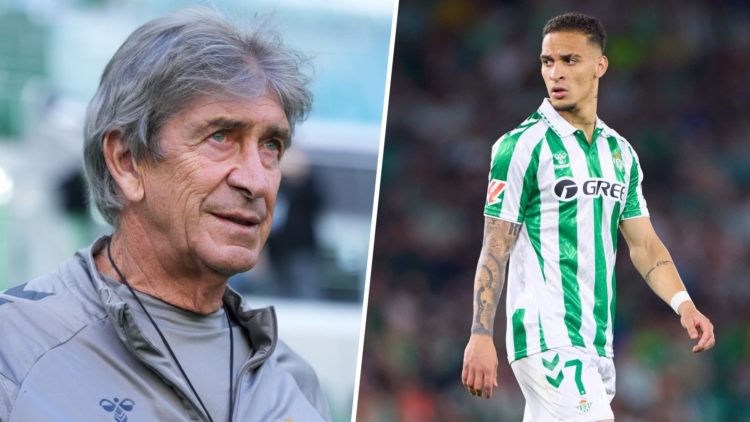 Antony split image with Manuel Pellegrini