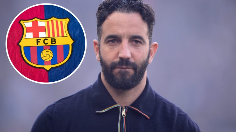 Ruben Amorim split image with Barcelona