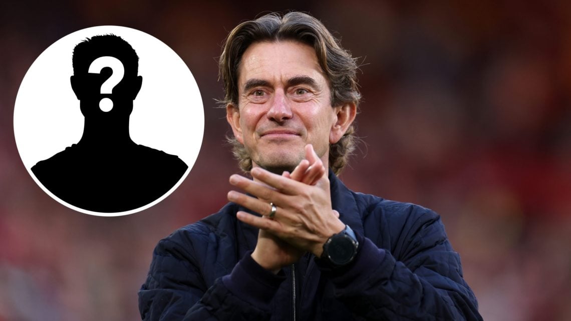 Thomas Frank split image with mystery player
