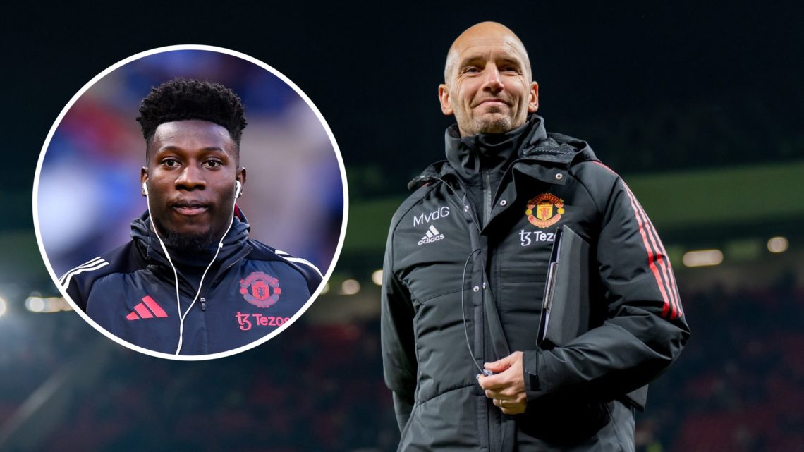 Mitchell van der Gaag split image with Andre Onana