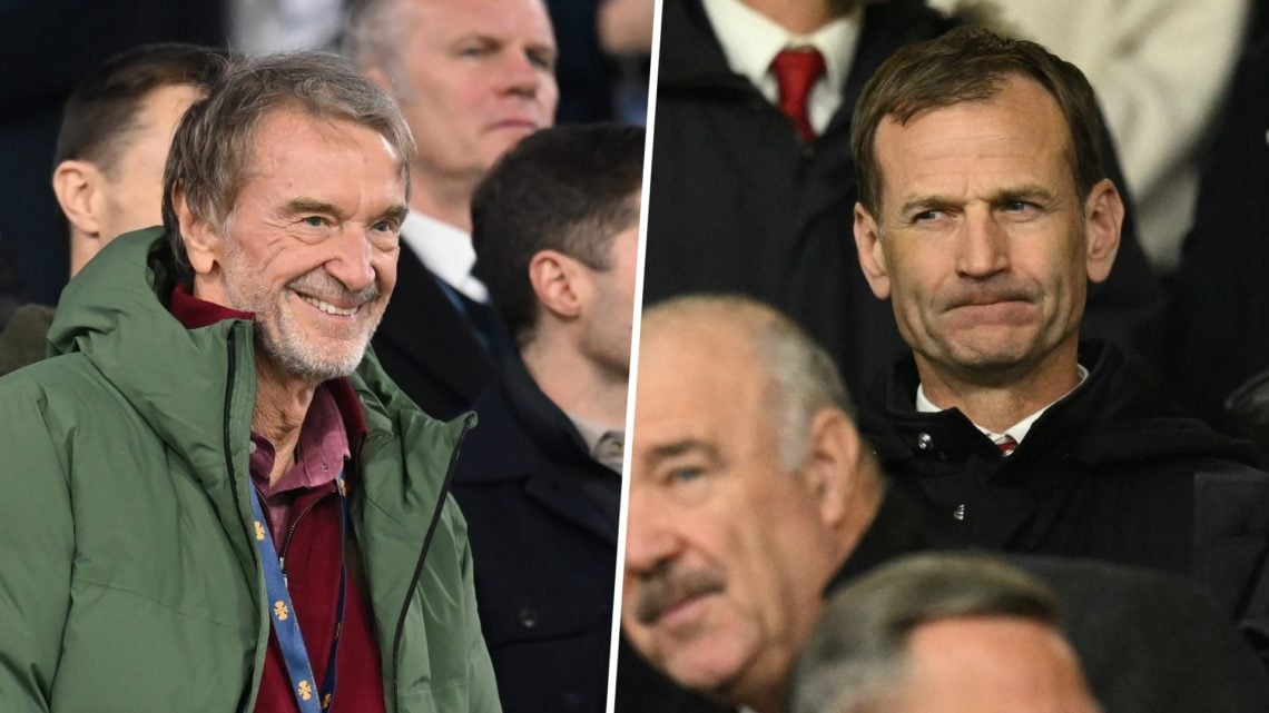 Dan Ashworth split image Sir Jim Ratcliffe