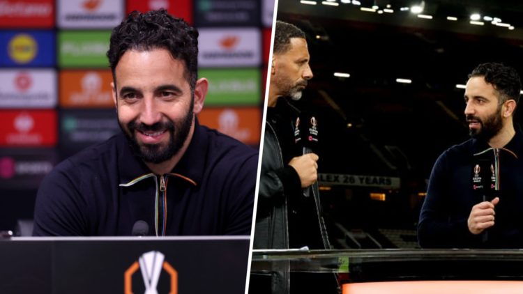 Ruben Amorim split image of media duties