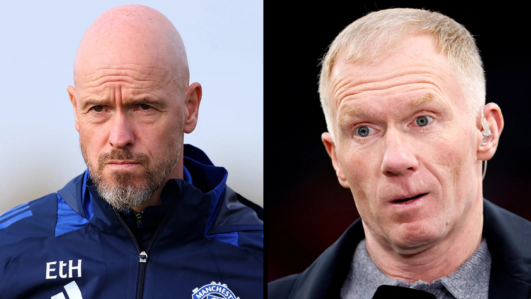 Paul Scholes, Former Footballer and pundit portrait before the UEFA Europa League 2024/25 Quarter Final Second Leg match between Manchester United ...