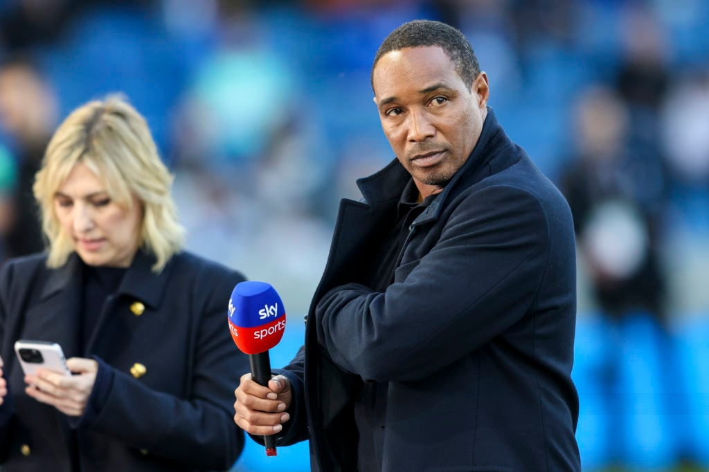Paul Ince working for Sky Sports