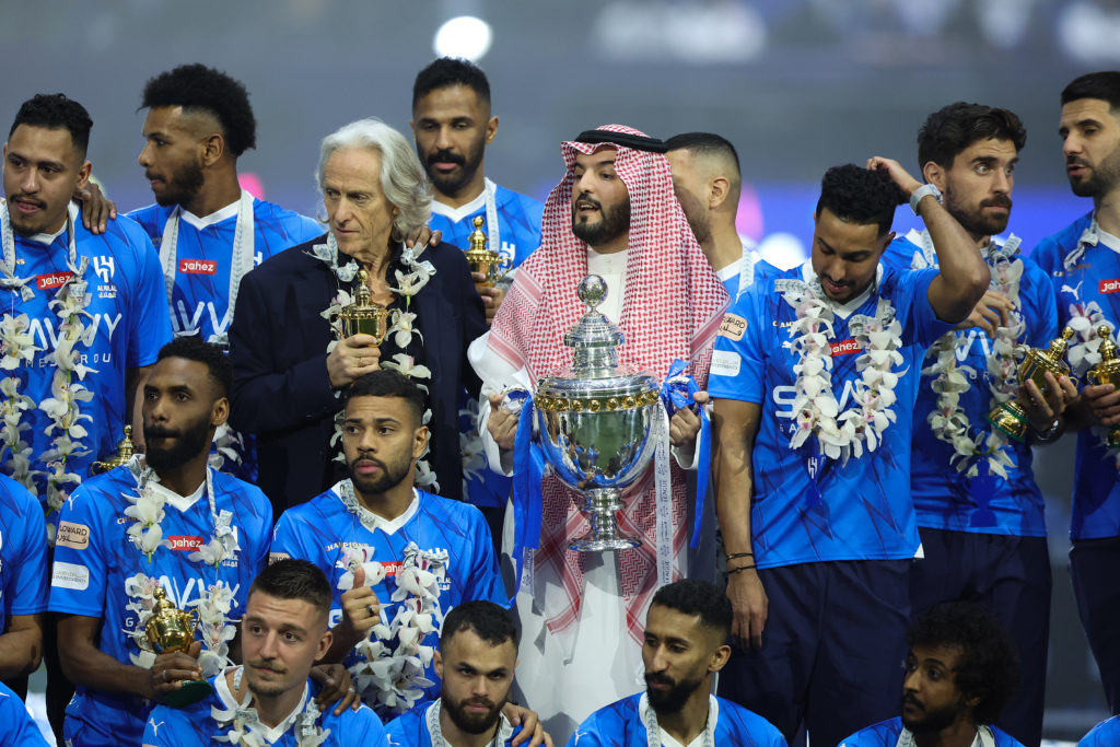 Al-Hilal Presented with the Saudi Pro League Trophy