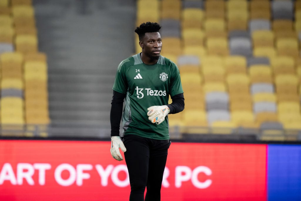 Manchester United open training session in Asia with Andre Onana.