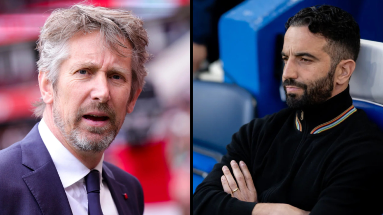 Edwin van der Sar General Manager Ajax Amsterdam Looks on prior to the Dutch Eredivisie match between PSV Eindhoven and AFC Ajax at Philips Stadion...