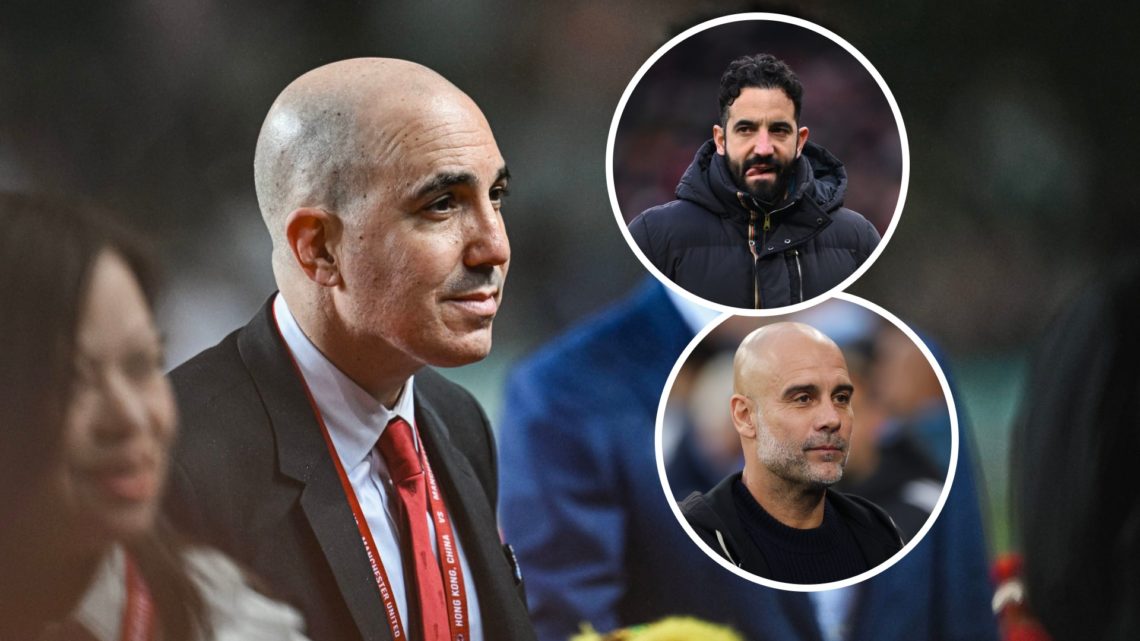 Omar Berrada in Hong Kong as Man Utd CEO, Ruben Amorim Man Utd manager, Pep Guardiola Man City manager