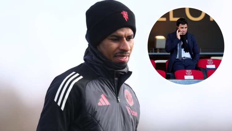 Marcus Rashford split image with Deco