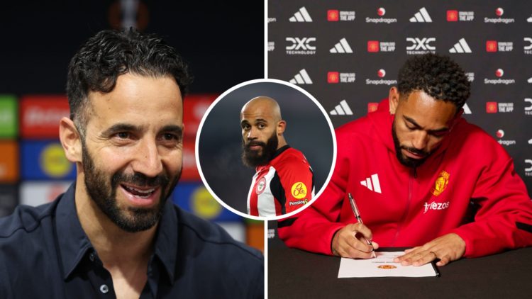 Manchester United head coach Ruben Amorim, signing Matheus Cunha and inset Bryan Mbeumo.