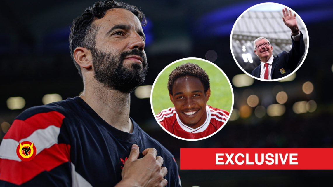 Paul Ince split image with Ruben Amorim and Sir Alex Ferguson