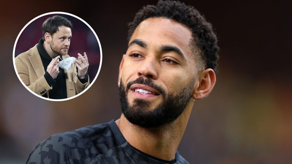Wolves forward Matheus Cunha, inset of Manchester United director of recruitment Christopher Vivell.