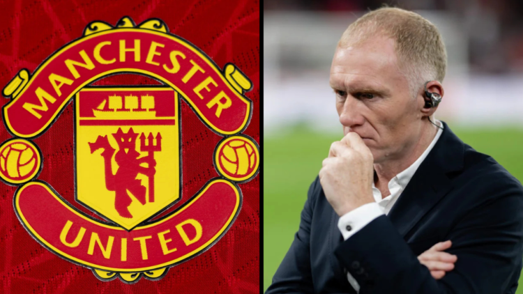 Former Manchester United player and TNT Sports pundit Paul Scholes is pitchside ahead of the UEFA Europa League Final 2025 between Tottenham Hotspu...