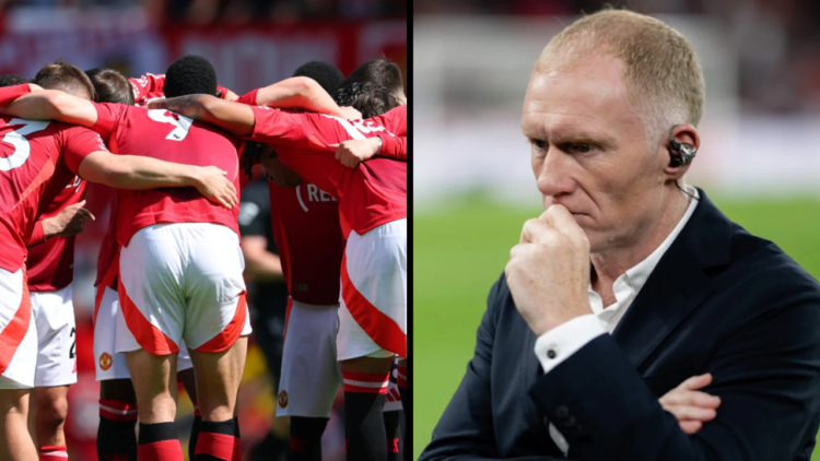 Former Manchester United player and TNT Sports pundit Paul Scholes is pitchside ahead of the UEFA Europa League Final 2025 between Tottenham Hotspu...