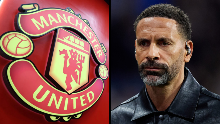 Rio Ferdinand, former professional footballer attendsthe UEFA Champions League 2024/25 League Knockout Play-off second leg match between Real Madri...