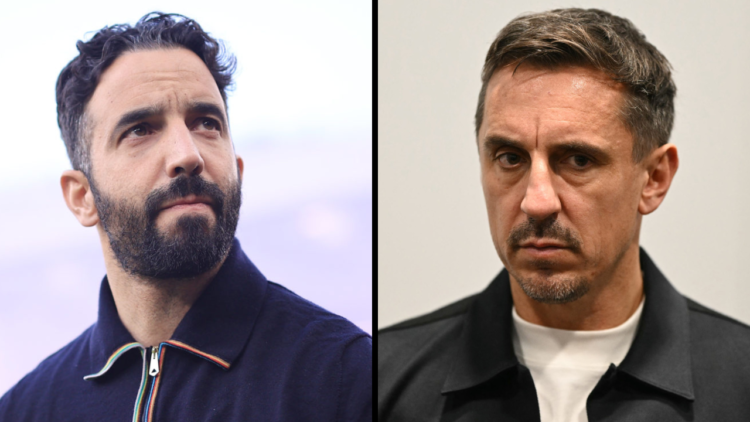 Former footballer Gary Neville prepares to take part in an English Football League panel fringe event on the second day of the annual Labour Party ...