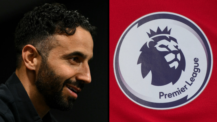 A detailed view of a Premier League crest is seen prior to the Premier League match between AFC Bournemouth and Manchester United at Vitality Stadi...