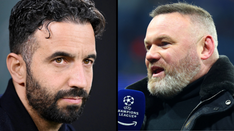 Wayne Rooney looks on ahead of the UEFA Champions League 2024/25 League Knockout Play-off first leg match between Manchester City and Real Madrid C...