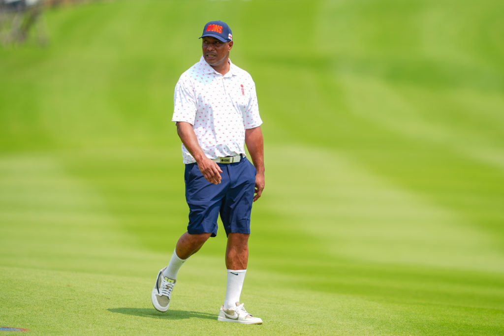 Paul Ince playing golf