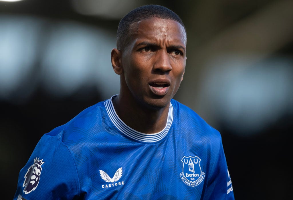 Ashley Young in action for Everton